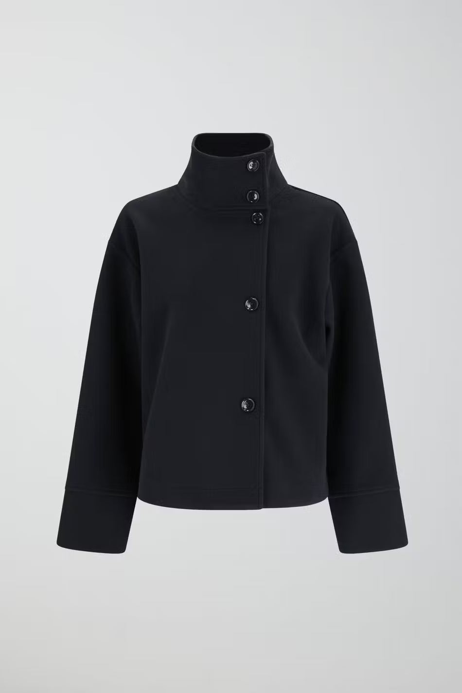 Dames peacoat met col