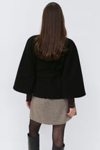 Belt cape jacket